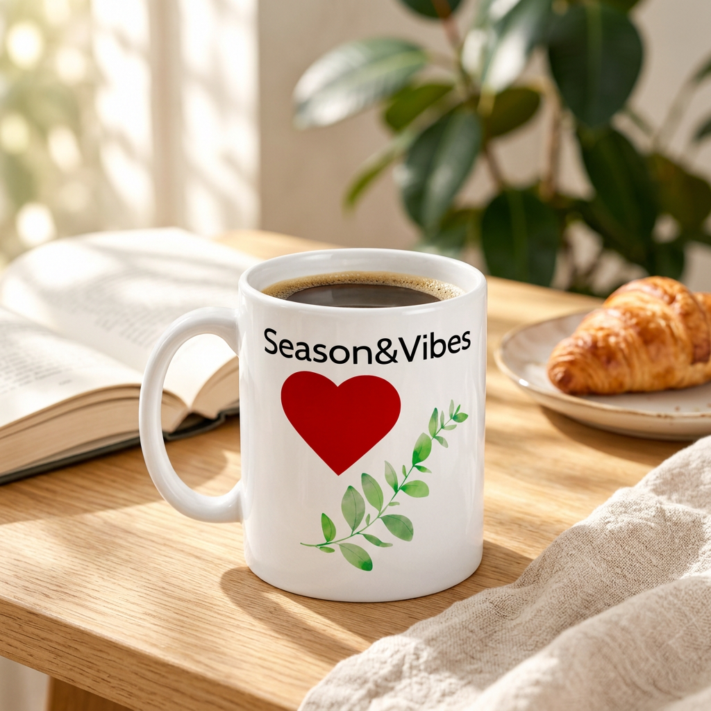 Lifestylefoto van de Season&Vibes plant-mok voor Instagram